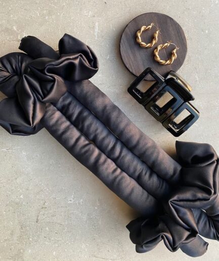 4 Pieces - Brown Heatless Hair Curler Set